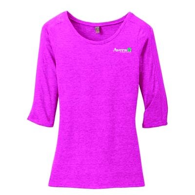 Avera Physical Therapy Brookings 12 Ladies District Triblend Lace ¾ Sleeve Shirt 