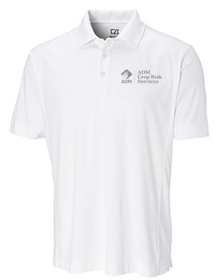 ADM 28 Mens Cutter and Buck Sullivan Embossed Polo