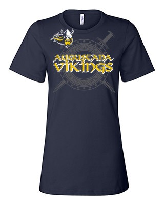 Augustana Football 08 Bella Ladies Relaxed Fit Tee