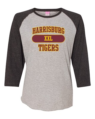 Harrisburg 03 Ladies ¾ sleeve Tshirt