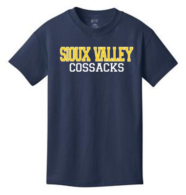 Sioux Valley PTO 01 Youth Port and Co Short Sleeve T Shirt