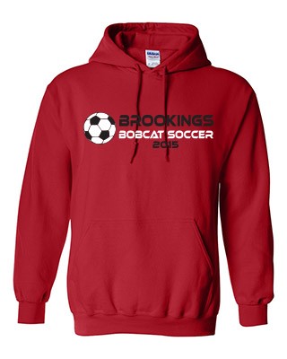 Bobcat Soccer 2016 07 Gildan 50/50 Hooded Sweatshirt