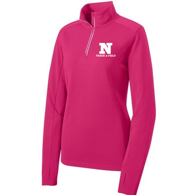 NSU Track and Field 09 Sport-Tek® Ladies Sport-Wick® Textured 1/4-Zip Pullover