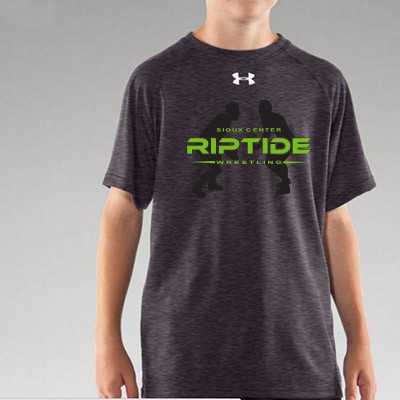 Riptide Wrestling 15 Youth UA Locker Short Sleeve T Shirt