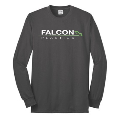 Falcon Plastics 09 Port and Co 50/50 Blend Long Sleeve T Shirt