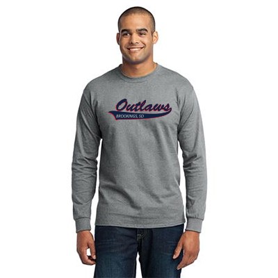 Outlaw Softball 2016 02 Adult and Youth Port and Co Longsleeve T Shirt