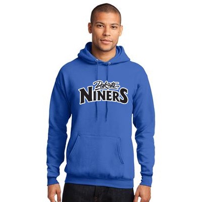 Dakota Niners Basketball 05 Port and Co 50/50 Cotton Poly Blend Hooded Sweatshirt