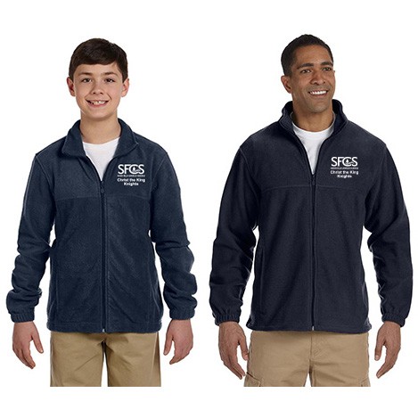 Sioux Falls Catholic Schools 01 Adult and Youth 8 oz Full Zip Fleece 