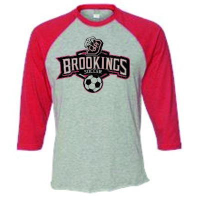 Bobcat Soccer_16 01 Mens and Ladies Jersey Baseball T Shirt (60/40 Ringspun Cotton/ Poly Blend) 