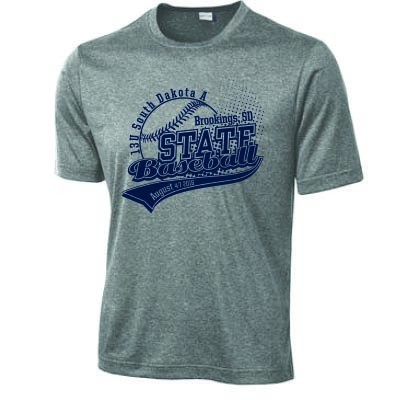 13U State A Baseball Tournament 01 100% Polyester Moisture Wicking Short Sleeve T Shirt 