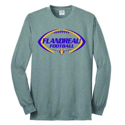 Flandreau Football 2016 02 50/50 Cotton Poly Blend Longsleeve T Shirt 