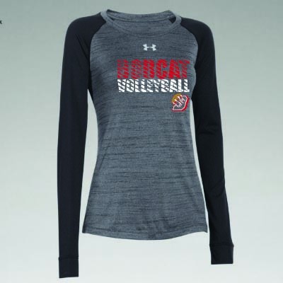 Bobcat Volleyball 2016 05 Mens, Ladies, and Youth Under Armour Novelty Longsleeve T Shirt 