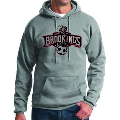 Bobcat Soccer_16 09 Adult and Youth 50/50 Cotton Poly Blend Hooded Sweatshirt 