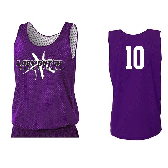 MOC-Floyd Valley Girls Basketball 2017 10 A4 Reversible Practice Jersey