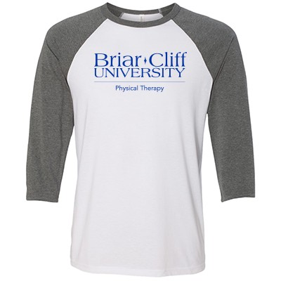 Briar Cliff University Physical Therapy 16 Bella ¾ Sleeve Baseball t-shirt - Unisex