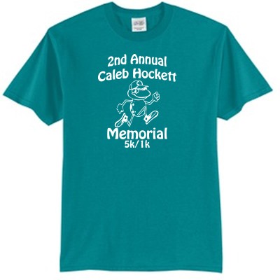 Caleb Hockett Memorial 01 Adult 50/50 Cotton Poly Blend Short Sleeve T Shirt