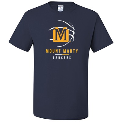 Mount Marty Men’s Basketball 2017 Fan Webstore 01 Jerzees Short Sleeve Tee    