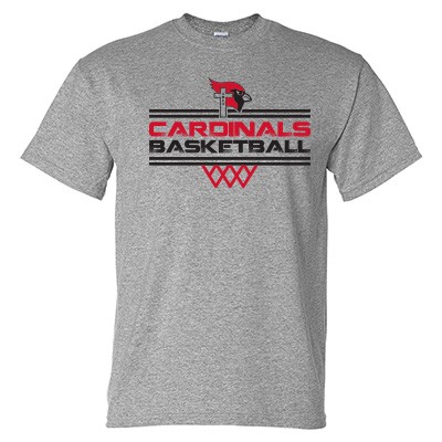 St Marys Cardinals Basketball 2017 01 Youth and Adult Gildan Dry Blend t-shirt