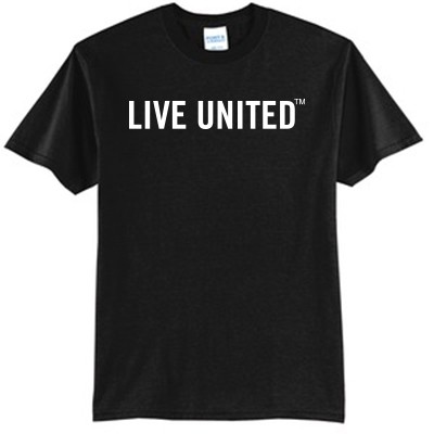 Live United 01 50/50 Cotton Poly Blend Short Sleeve T Shirt