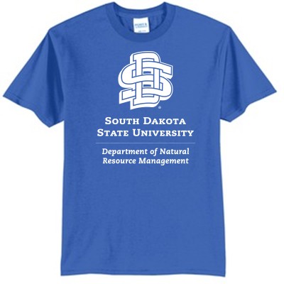 SDSU Natural Resource Management Fall 2016 01 50/50 Cotton Poly Blend Short Sleeve T Shirt 