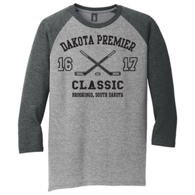 Dakota Premier Hockey 12U B Girls 02 Youth (50/50 Blend) ¾ Sleeve T Shirt 
