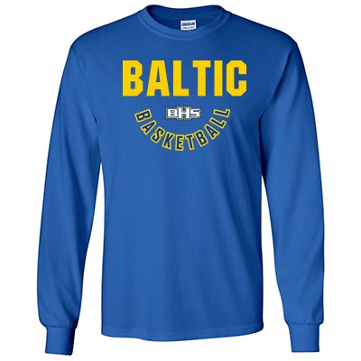 Baltic Basketball Fall 2017 02 Gildan® Ultra Cotton® 100% Cotton Long Sleeve T-Shirt