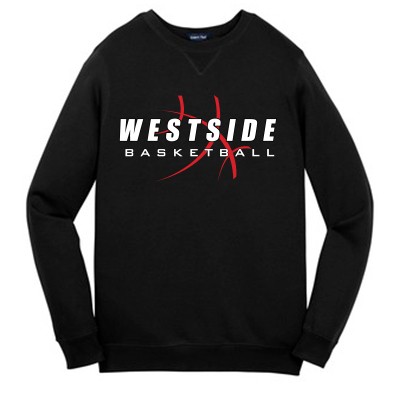 Omaha Westside Basketball 2016 03 Sport Tek Crew Sweatshirt