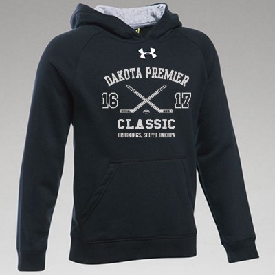 Dakota Premier Hockey Mite A and Mite B 03 Youth Under Armour 80/20 Cotton Poly Blend Hooded Sweatshirt 