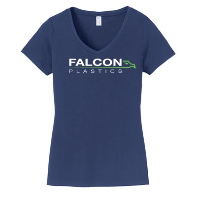 Falcon Plastic Fall 2017 03 Port & Company® Ladies Fan Favorite V-Neck Tee