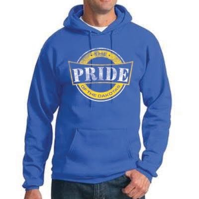 SDSU The PRIDE 2016 03 50/50 Cotton Poly Blend Hooded Sweatshirt 