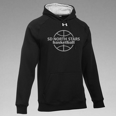 SD North Stars Basketball 03 Adult or Youth Team Rival Charged Cotton 80/20 Blend Hooded Sweatshirt 