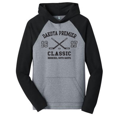 Dakota Premier Hockey Junior Gold A&B 2016 04 Adult District Lightweight Raglan Hooded Sweatshirt 