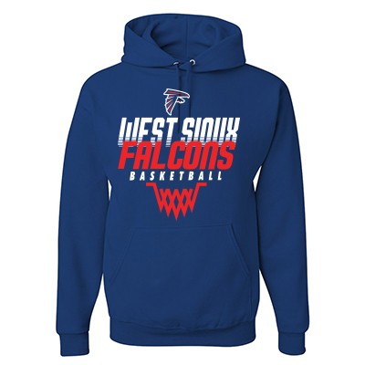 West Sioux Basketball 2017 04 Jerzees Hoodie