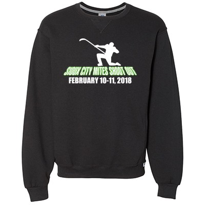 Sioux City Mites Shoot Out 04 Youth & Adult Russell Dri Power Crewneck
