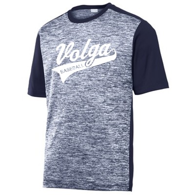 Volga Baseball 2017 05 Adult Sport Tek Electric Poly Colorblock T Shirt 