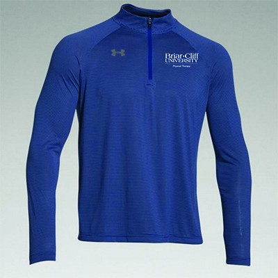 Briar Cliff University Physical Therapy 05 Men's UA Striped Tech ¼ Zip
