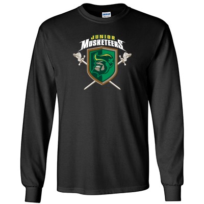 Junior Musketeers 2017 Apparel 06 Adult and Youth Gildan Ultra Cotton Long Sleeve t-shirt