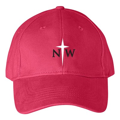 Northwestern Softball 2017 Player Apparel 06 Anvil Solid Brushed Twill Cap