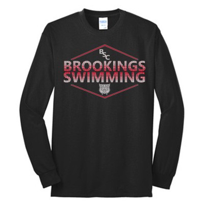 Brookings Swim Club Fall 2016 07 Youth and Adult 50/50 Cotton Poly Blend Long sleeve 