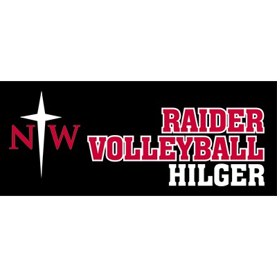 NWC Volleyball 2017 Fan Gear 11 Raider Custom Cut Window Cling