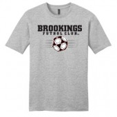 Brookings Futbol Club 2016 01 Adult District 100% Ringspun Cotton Short Sleeve T Shirt