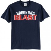 Blast Softball 02 Port and Co 50/50 Cotton Poly Blend Short Sleeve T Shirt