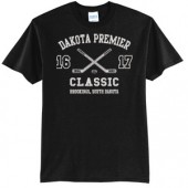 Dakota Premier Hockey Peewee A & B 2016 01 Adult and Youth 50/50 Cotton Poly Blend Short Sleeve T Shirt  