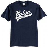 Volga Baseball 2017 01 Adult and Youth 50/50 Cotton Poly Blend Short Sleeve T Shirt 